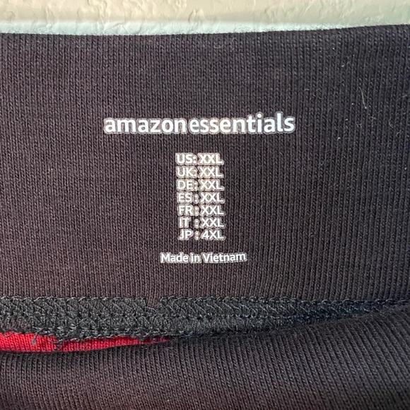 Women’s Red Black Buffalo Check Holiday Pajama Pants Joggers Loungewear Leisure - Picture 2 of 5